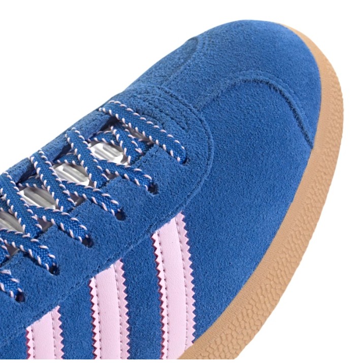 Кеды женские Adidas Gazelle Blue/Orchid Fusion/Gum, s.39.5