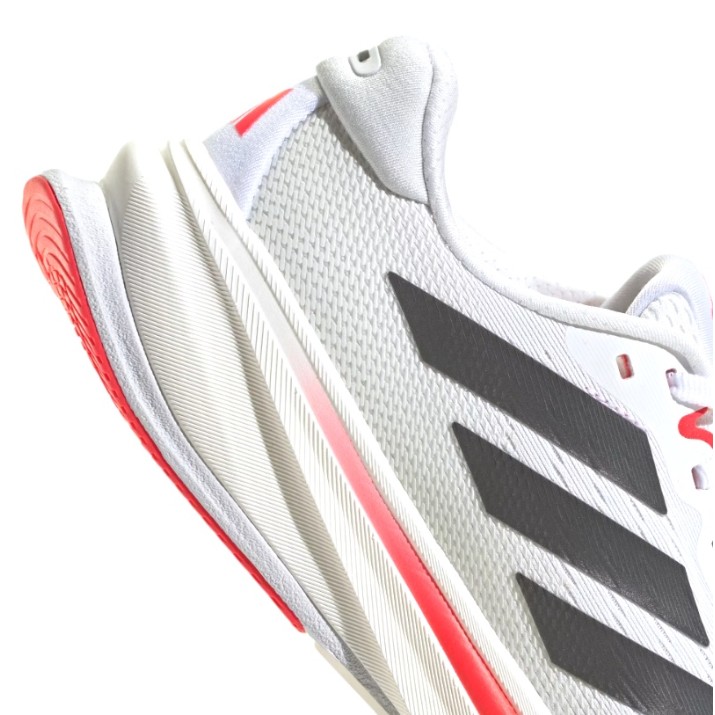 Adidași pentru dame Adidas Supernova Rise 2 W Cloud White/Night Metallic/Lucid Red, s.38.5