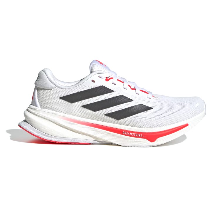 Adidași pentru dame Adidas Supernova Rise 2 W Cloud White/Night Metallic/Lucid Red, s.39.5