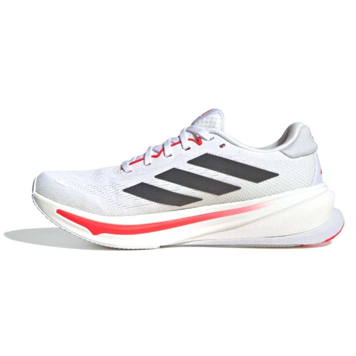 Adidași pentru dame Adidas Supernova Rise 2 W Cloud White/Night Metallic/Lucid Red, s.39.5