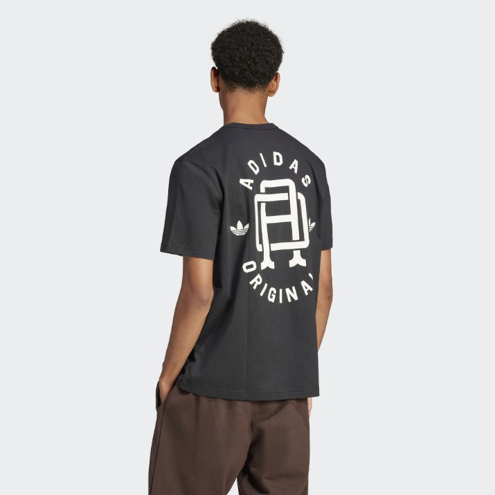 Мужская футболка Adidas Q12 Varsity Tee Black, s.L
