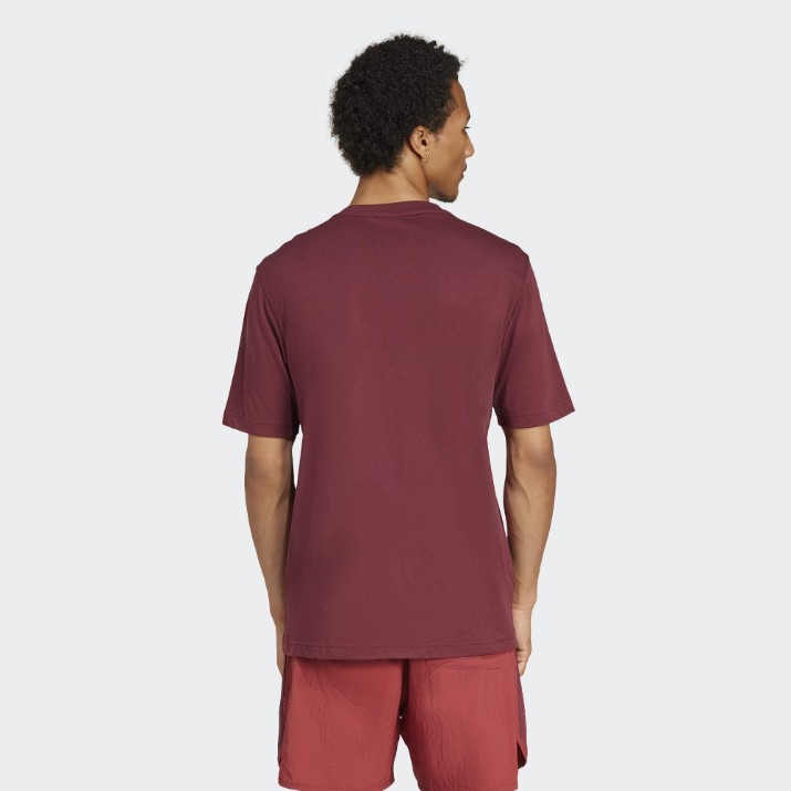 Мужская футболка Adidas Trefoil Ess Tee Shadow Red, s.M
