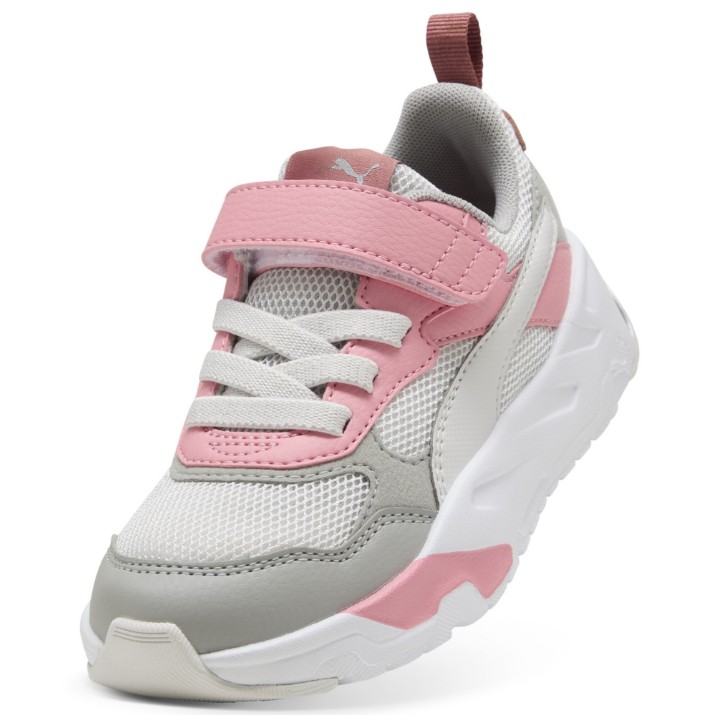 Кроссовки детские Puma Trinity Ac+ Ps Feather Gray/Gray Echo/Pinkscape, s.32.5