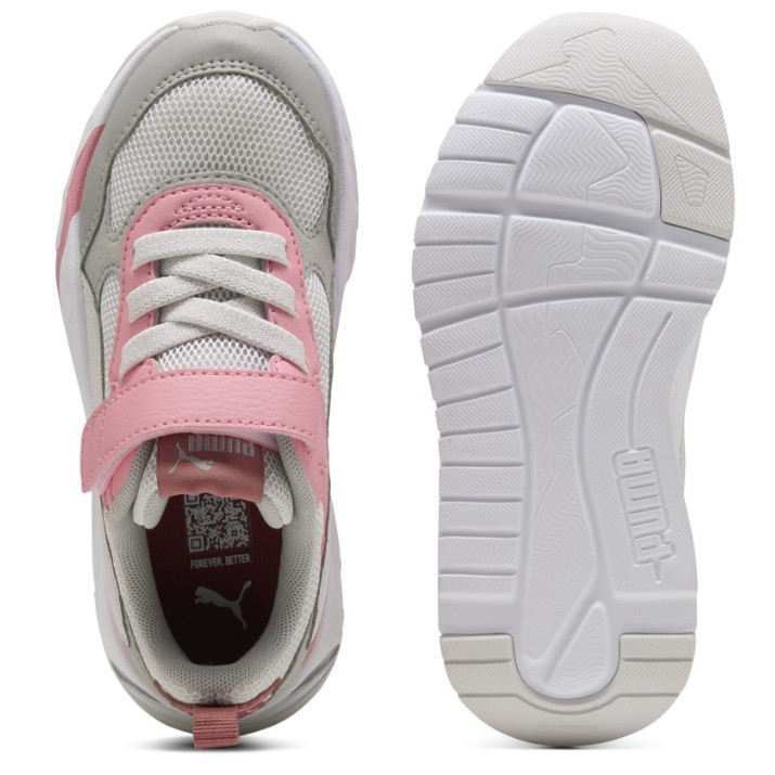 Кроссовки детские Puma Trinity Ac+ Ps Feather Gray/Gray Echo/Pinkscape, s.34