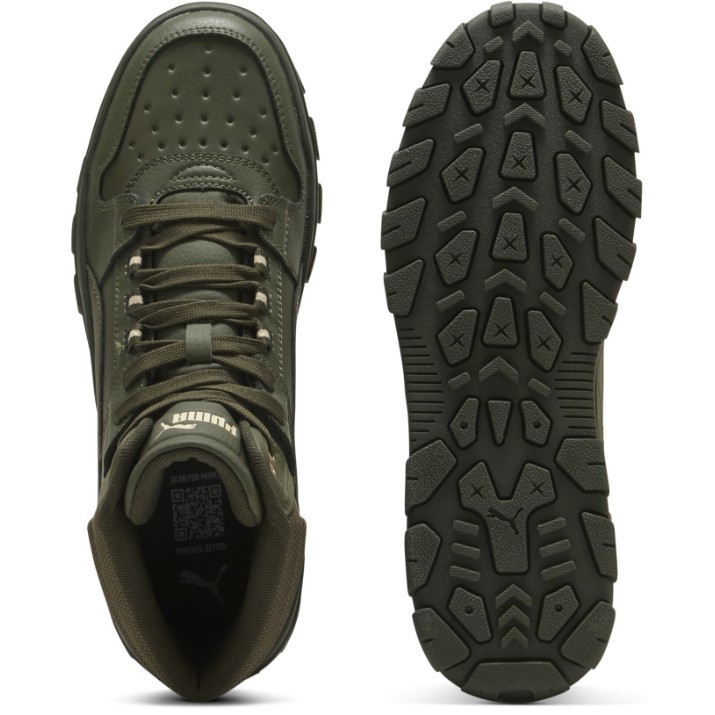 Ботинки мужские Puma Rebound Abrupt Canvas/Dark Olive/Puma White, s.44