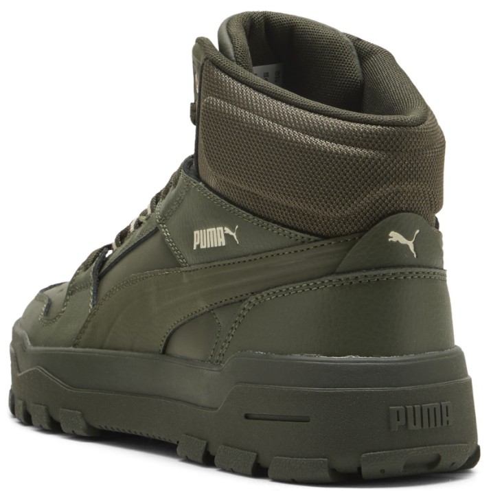 Bocanci pentru bărbați Puma Rebound Abrupt Canvas/Dark Olive/Puma White, s.44
