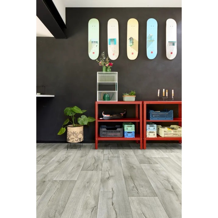 Linoleum CarpetLux Bartesa Cracked Oak 990m 3.00x8.00m