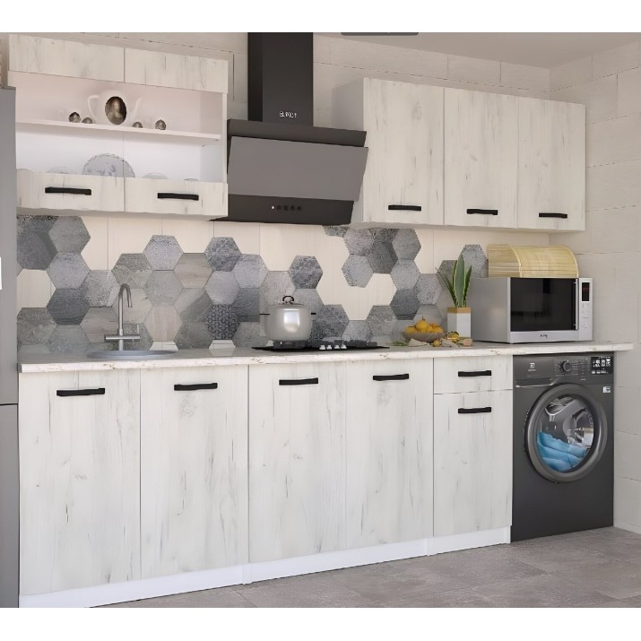 Bucatarie modulara Yasen Саманта 80x60 White/Oak Kraft White