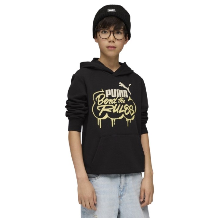 Детская толстовка Puma Mid90S Hoodie Tr B Puma Black, s.128 (68846801)