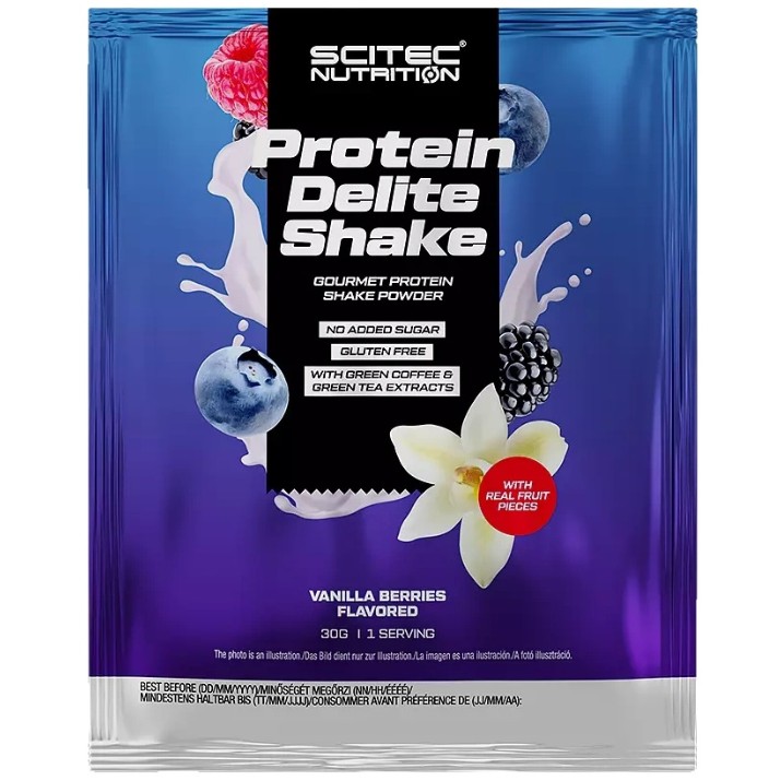 Proteină Scitec-nutrition Protein Delite Shake 30g Vanilla Berries