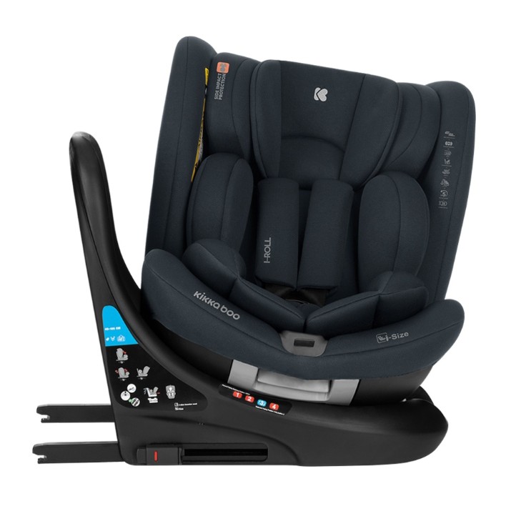 Scaun auto pentru copii Kikka Boo i-Roll Dark Grey 
