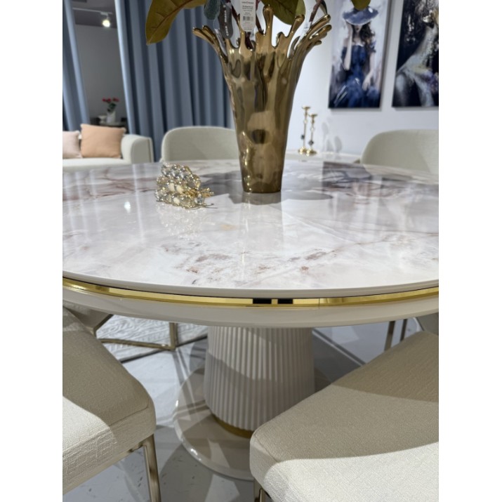 Masă pentru bucătărie Luxe Life Oskar Marble