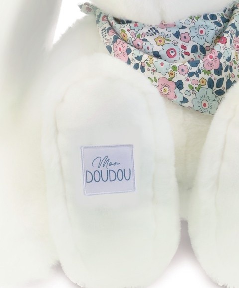 Jucărie de pluș Doudou Rabbit Blanc 50cm (DC4306)