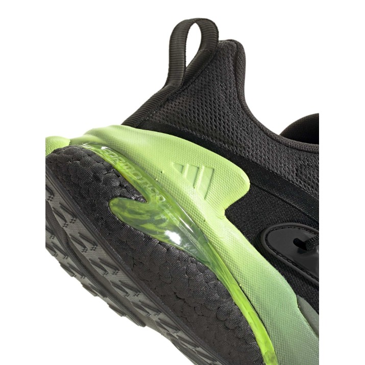 Кроссовки мужские Adidas AlphaBoost V2 Core Black/Carbon/Hi-Res Yellow, s.43.5