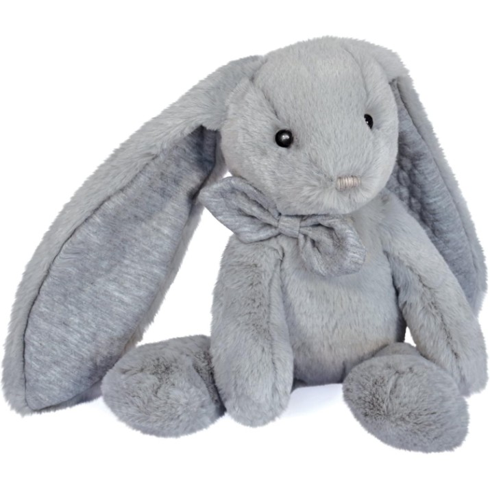 Jucărie de pluș Doudou Pearl Grey Rabbit 30cm