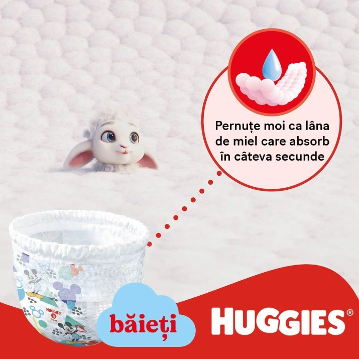 Подгузники-трусики Huggies Mega 4 Boy 9-14kg 72pcs