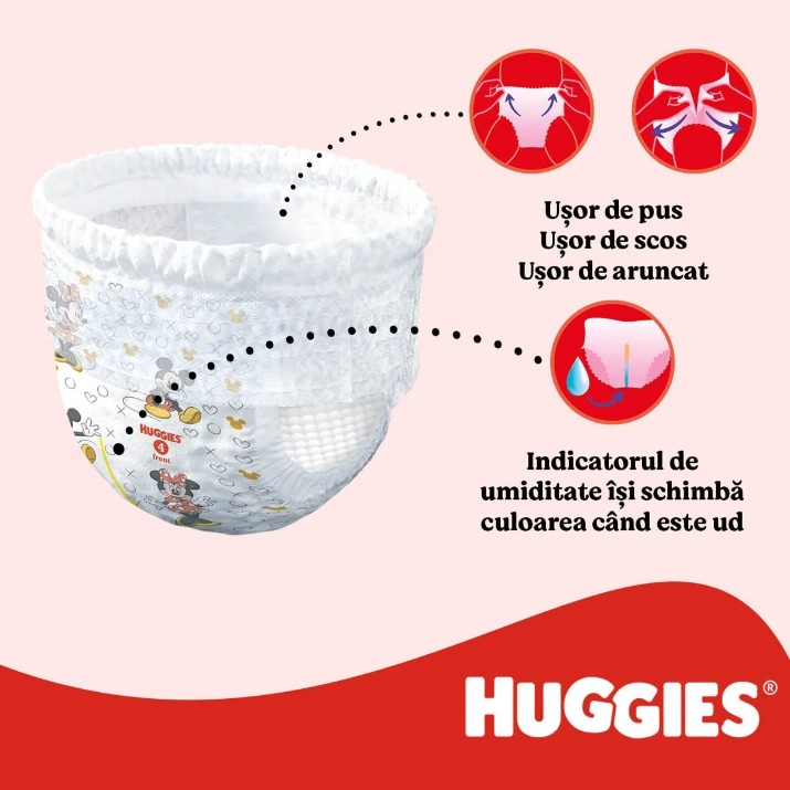 Подгузники-трусики Huggies Mega 4 Boy 9-14kg 72pcs