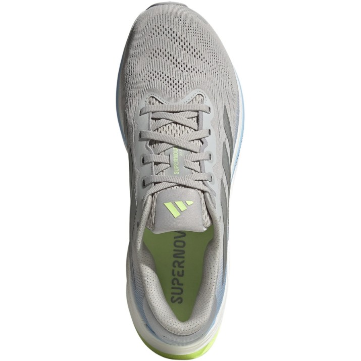 Adidași pentru bărbați Adidas Supernova Rise 2 M Grey Two/Matte Silver/Hi-Res Yellow, s.42