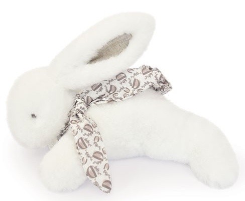 Jucărie de pluș Doudou Rabbit White (DC4142)