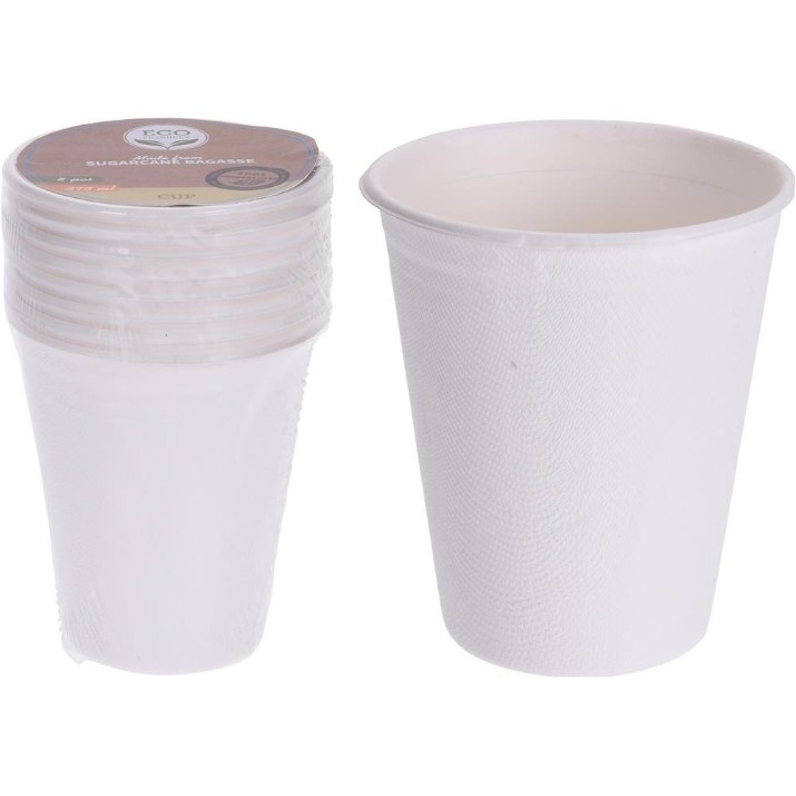 Набор одноразовых стаканов ECO 275ml (41439) 8pcs