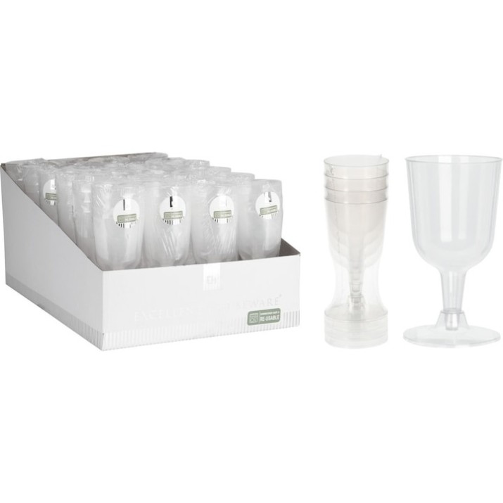 Набор бокалов многоразовых EH 160ml (49660) 4pcs