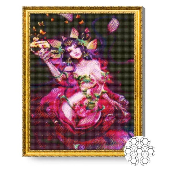 Алмазная мозаика Art Gallery Premium Flower Fairy 40x50cm (GA83150)