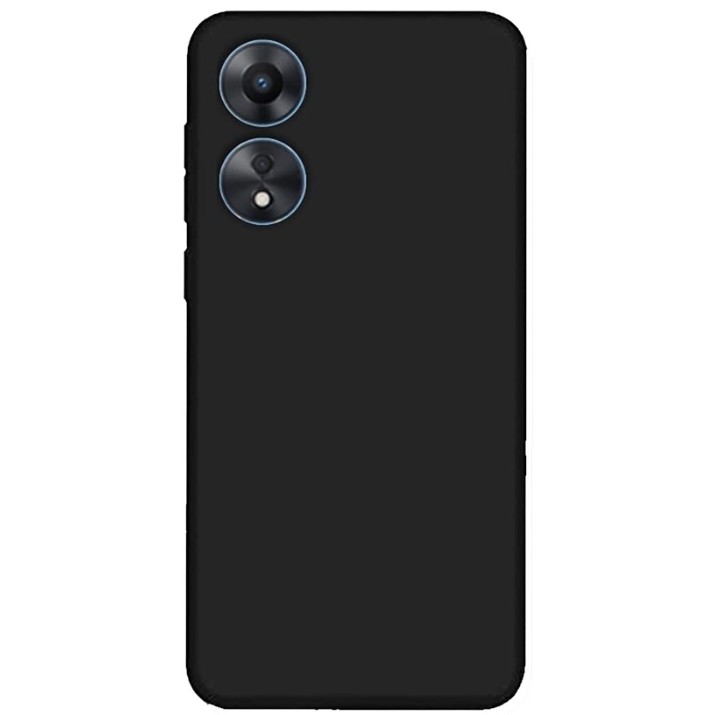 Чехол Helmet Case Liquid Silicone Oppo A58 Black (HMTCLSOPA58BK)