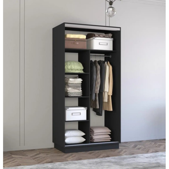 Шкаф-купе Mobildor-Lux Fox 180x230 Anthracite (fox6170)