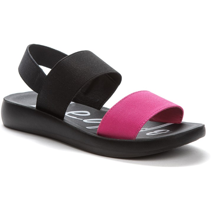 Sandale de dame Keddo 847129/12-12W Black/Fuchsia, s.41