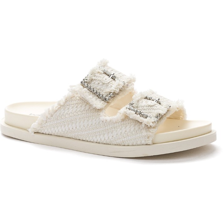 Шлёпанцы женские Keddo 957065/11-02 Light Beige, s.39