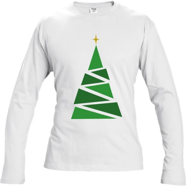 Мужской лонгслив Soling Tree White, s.S (Print-1098)