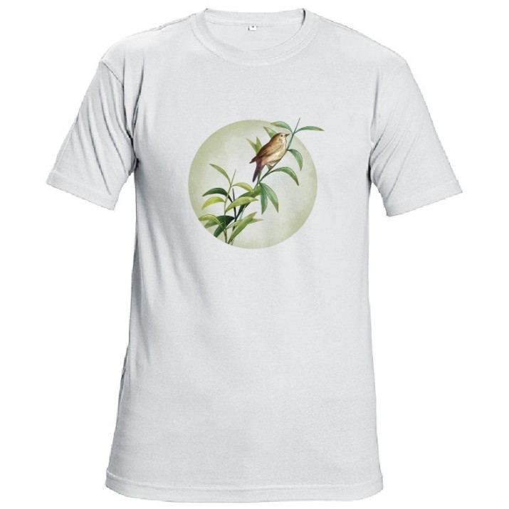 Мужская футболка Soling Asian Flower White, s.M