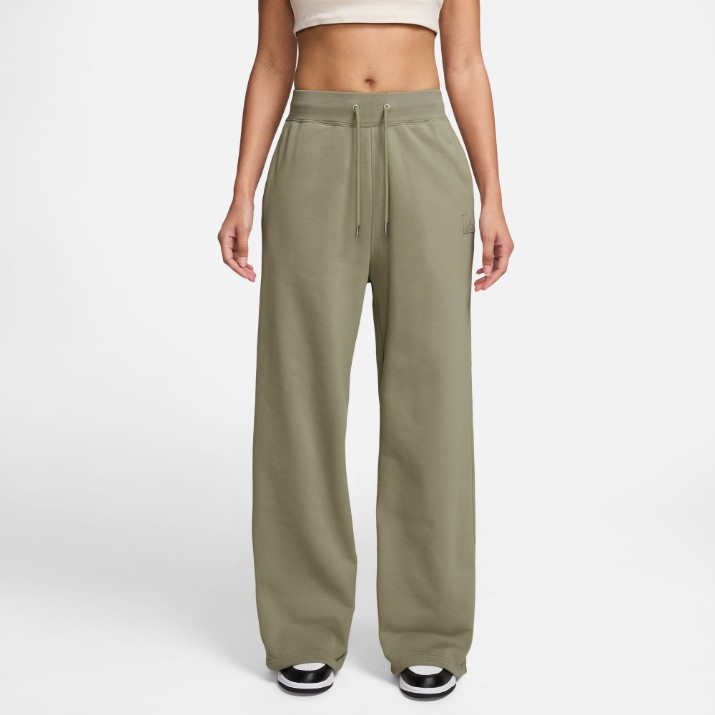 Женские спортивные штаны Nike W Jordan Flt Flc Ft Oh Pant Adj Medium Khaki/Thermal Green, s.XL