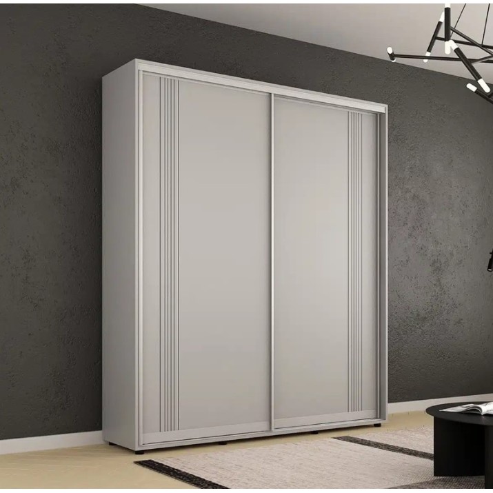 Шкаф-купе Mobildor-Lux Compact Lines 210x230 Grey (00013273)