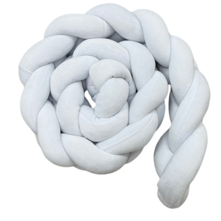 Protectie laterala pentru patut Holala Kids White N3 120cm