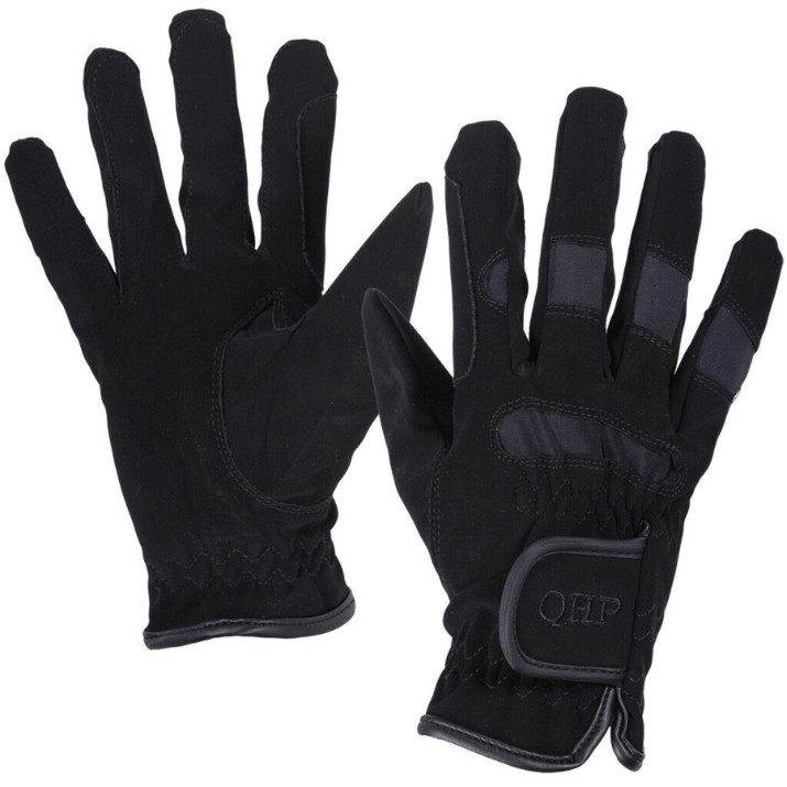 Mănuși de călărie QHP Multi, s.XXL Black (7002)