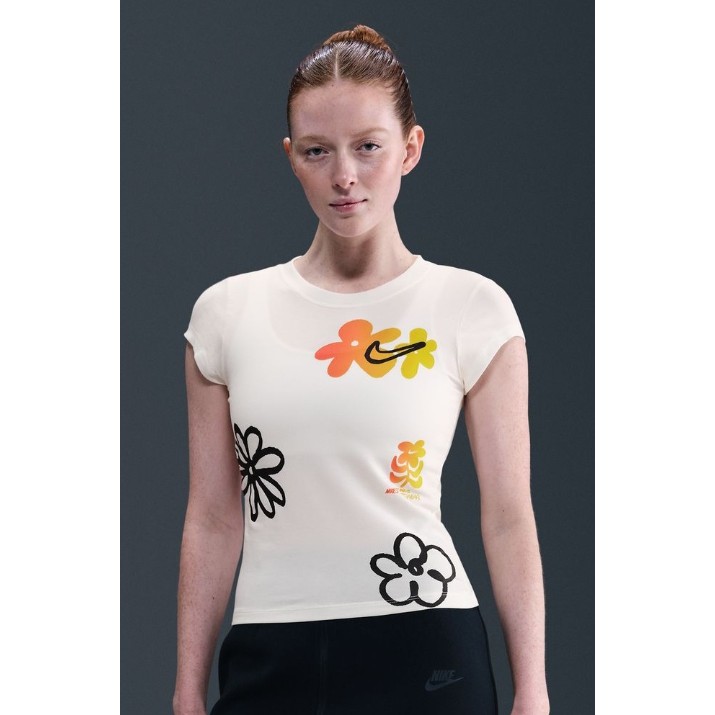 Женская футболка Nike W Nsw Ss Tee Baby Grx Spd White, s.L