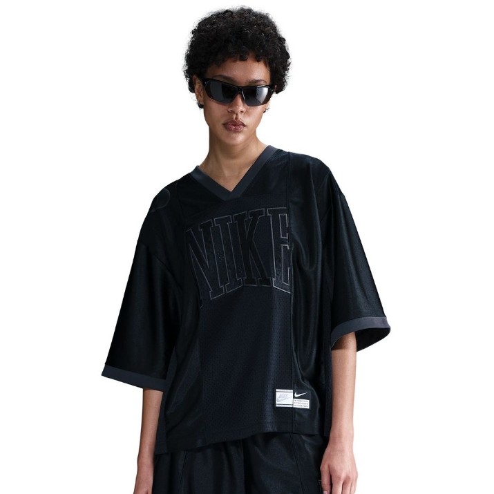 Женская футболка Nike W Nsw Street Ss Gx Jrsy Top Black/Anthracite, s.L