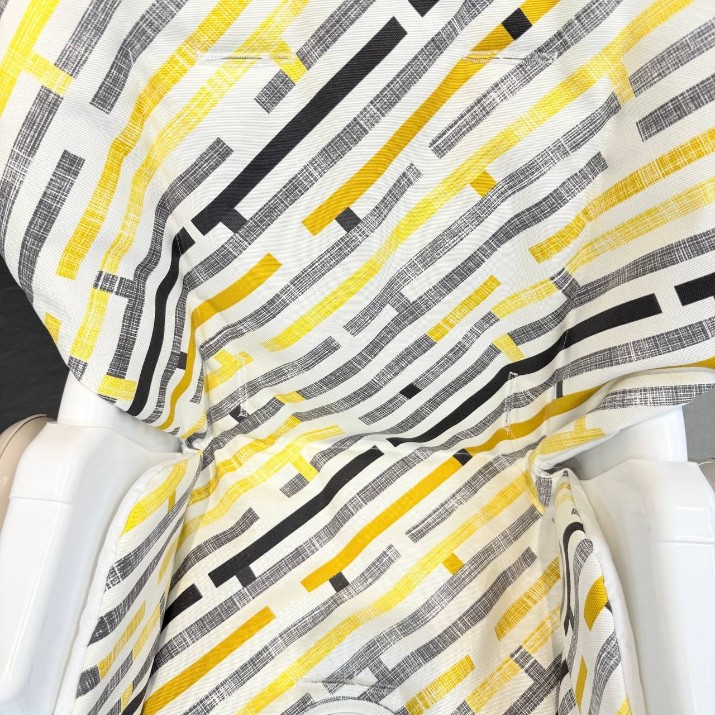 Husa pentru scaun de masa Holala Kids Pro Zebra Yellow