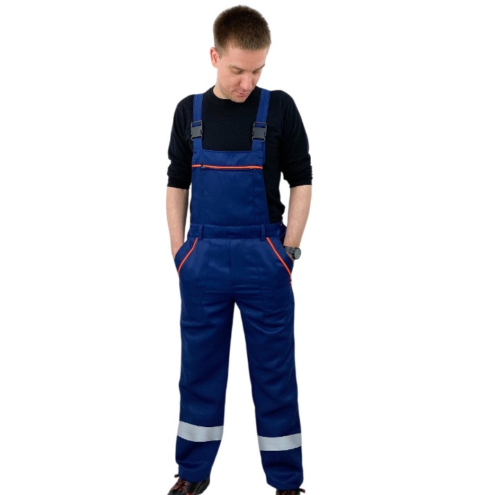 Полукомбинезон рабочий Soling 001 200 Electric Blue, s.64-66 3/4