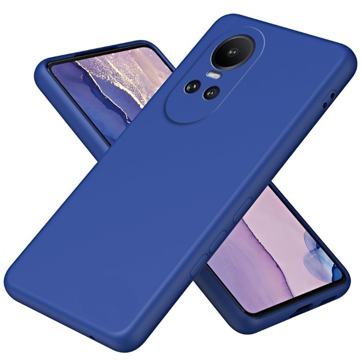 Husa de protecție Helmet Case Liquid Silicone Oppo Reno 10 5G Blue (HMTCLSOR10BL)
