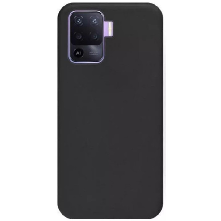 Чехол Helmet Case Liquid Silicone Oppo Reno 5 Lite Black (HMT-CLSOPR5LBK)
