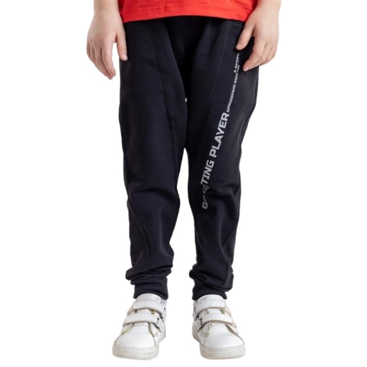 Pantaloni spotivi pentru copii Bumbacel BP13628K_0303A1_S76 Black, 10-11 years