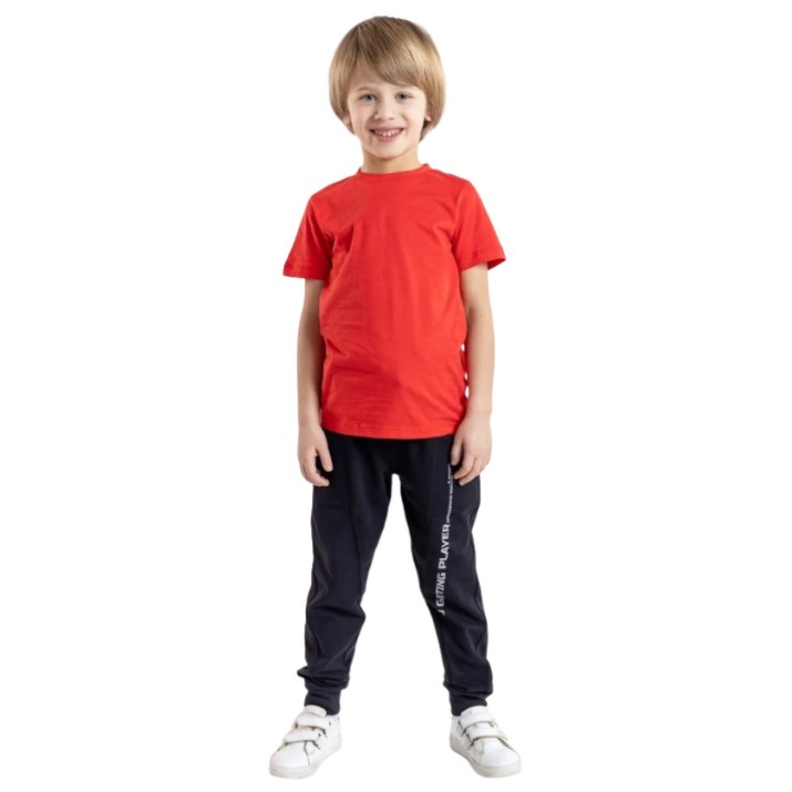Pantaloni spotivi pentru copii Bumbacel BP13628K_0303A1_S76 Black, 10-11 years