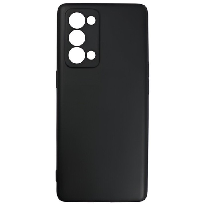 Husa de protecție Helmet Case Liquid Silicone Oppo Reno 6 Pro 5G Black (HMTLISCOPRE6PRO)