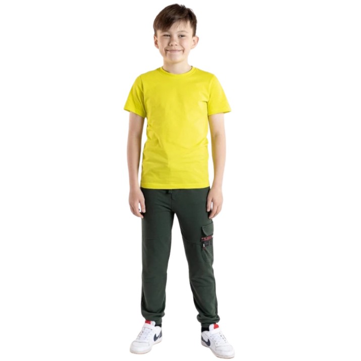 Детские спортивные штаны Bumbacel BP13629K_0415A1_S76 Khaki, 12-13 years