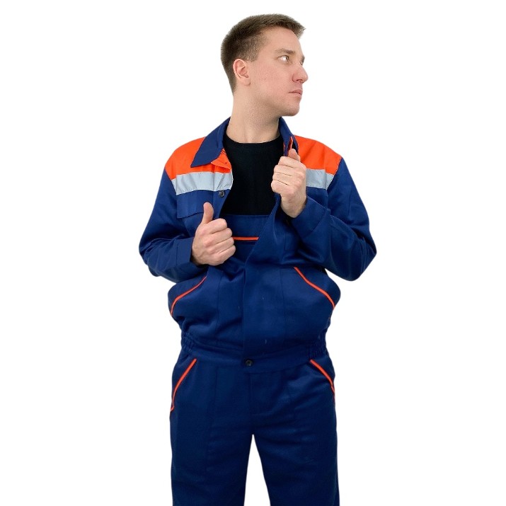 Куртка рабочая Soling 001 3637 Blue, s.44-46