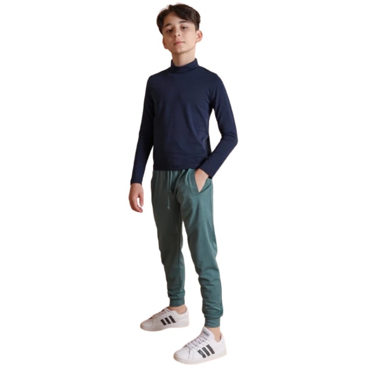 Детские спортивные штаны Bumbacel BP13631_5410_S69 Green, 12-13 years