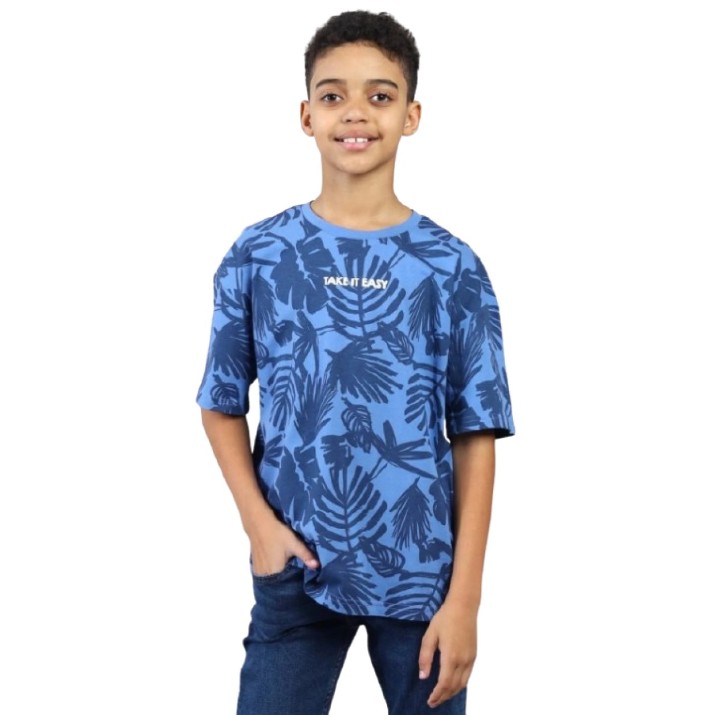 Tricou pentru copii Bumbacel BT64118P_3920_S77 Blue, 9-10 years