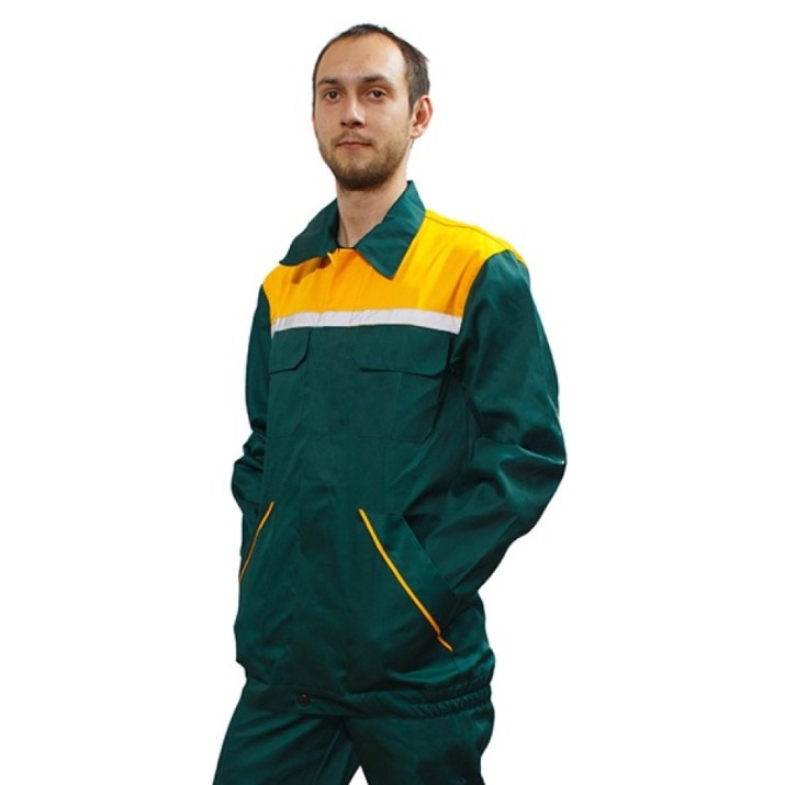 Куртка рабочая Soling 008 3635 Green/Yellow, s.48-50 3/4